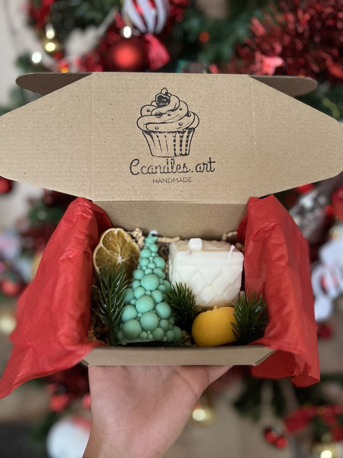Коледен подарък🎄✨Коледна магия в кутия 🎄✨ – малка | Ccandles Art