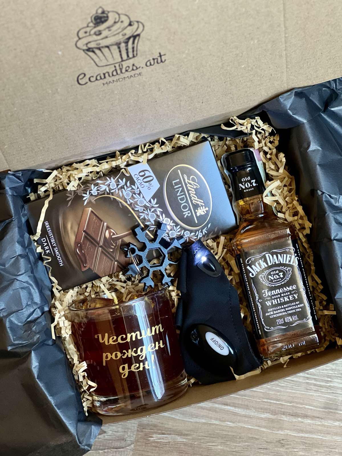 Whiskey & Style – Подаръчен сет за мъже | Ccandles Art