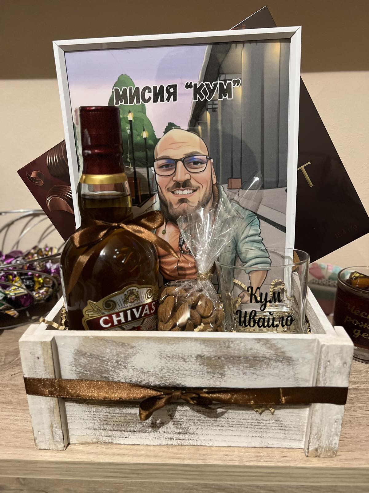 Луксозна покана за кум 😎 | Ccandles Art