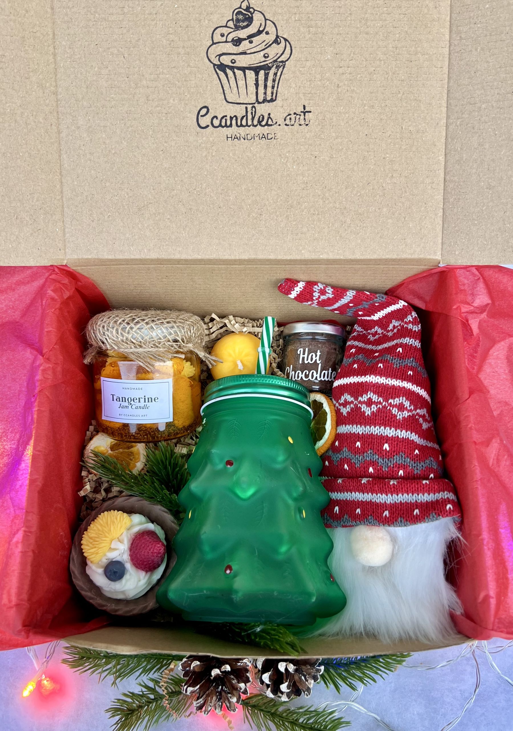 🎄✨Christmas Tree Box 🎄✨ – подарък за Коледа| Ccandles Art