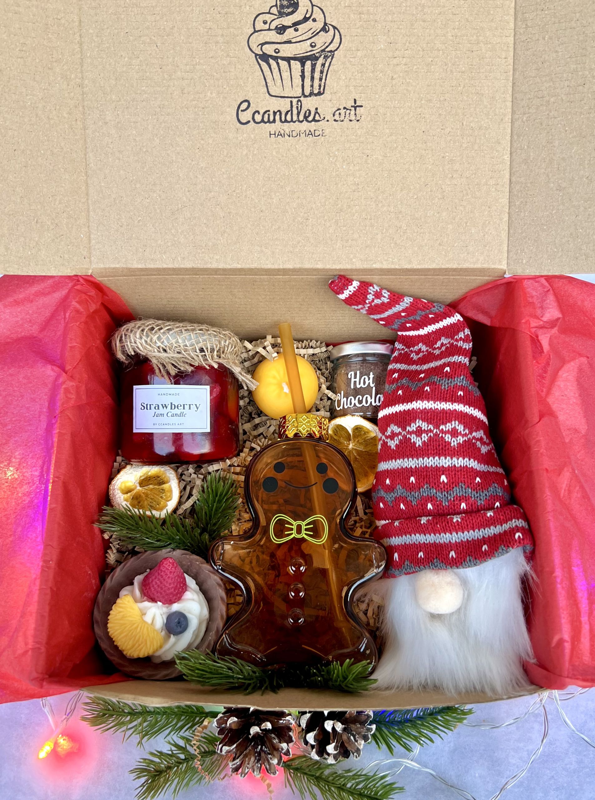 🍪✨Gingerbread Christmas Box 🍪✨- подарък за Коледа| Ccandles Art